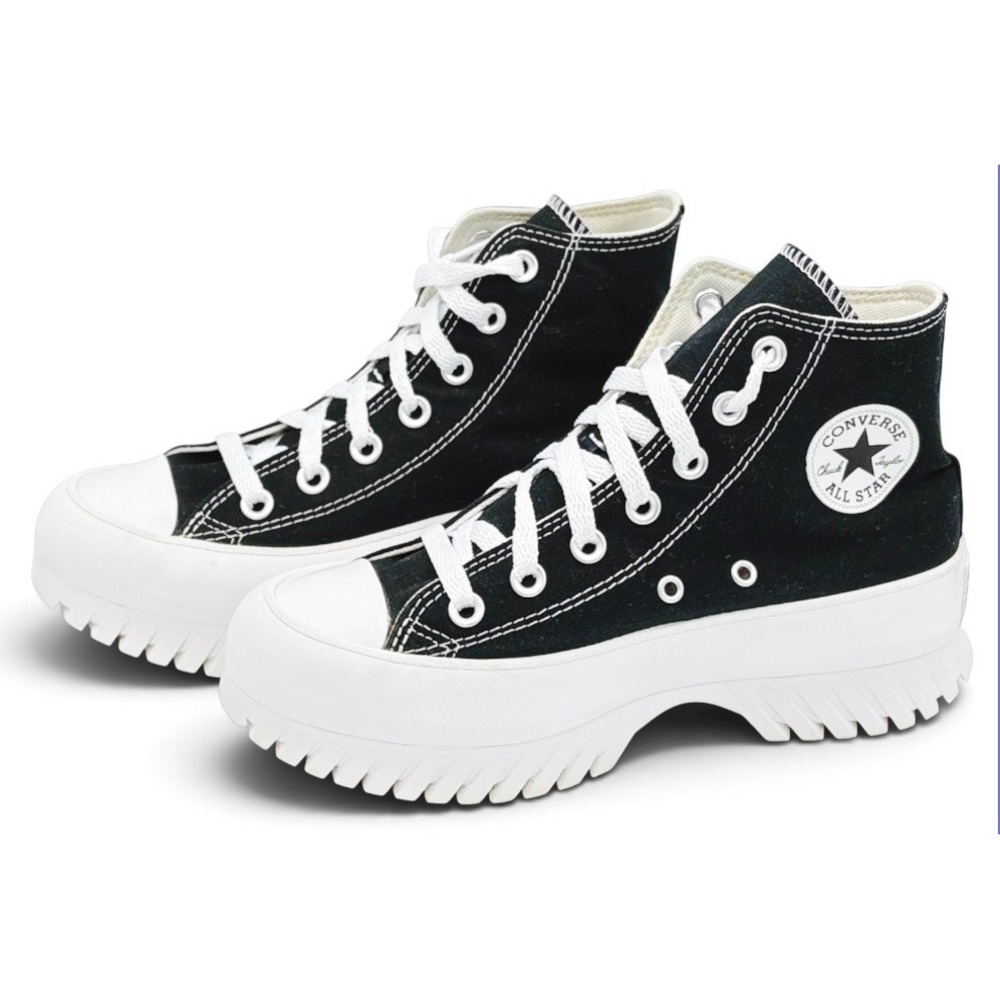 Converse Chuck Taylor All Star Lugged 2.0 Women's 6 Black Platform Shoes A00870C